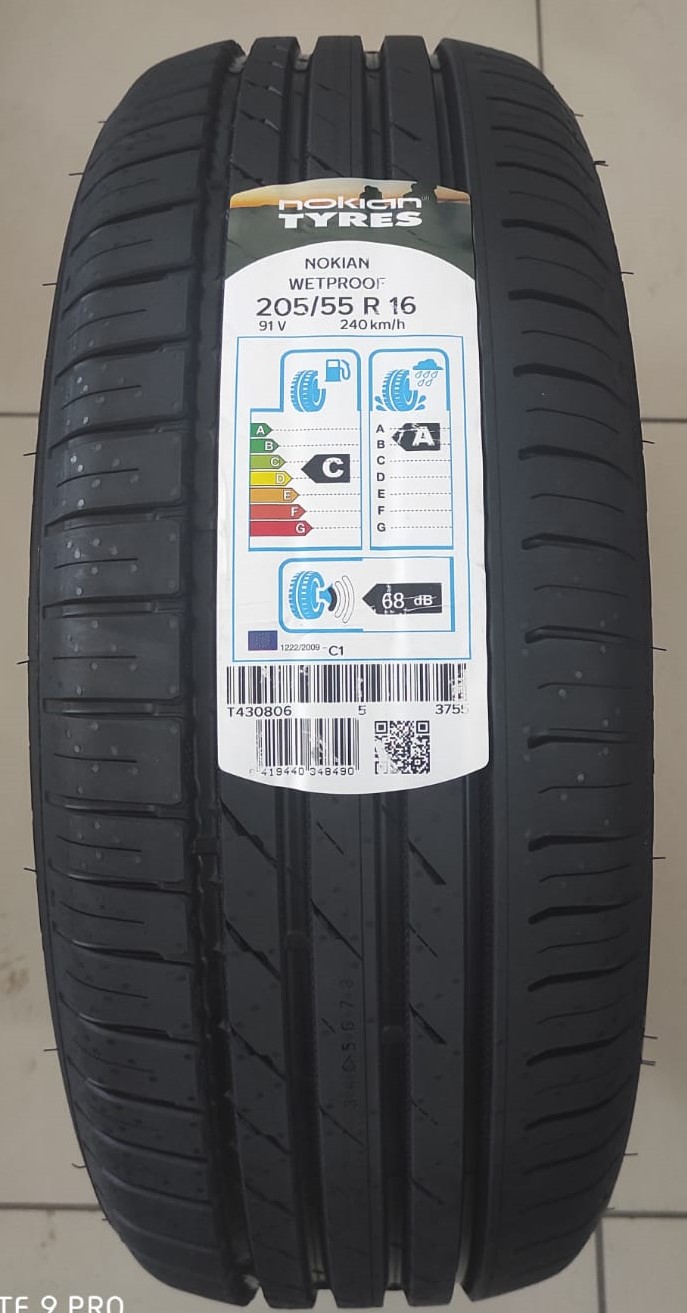 Nokian 205/55R16 91V Wetproof Yaz Lastiği Üretim 2021