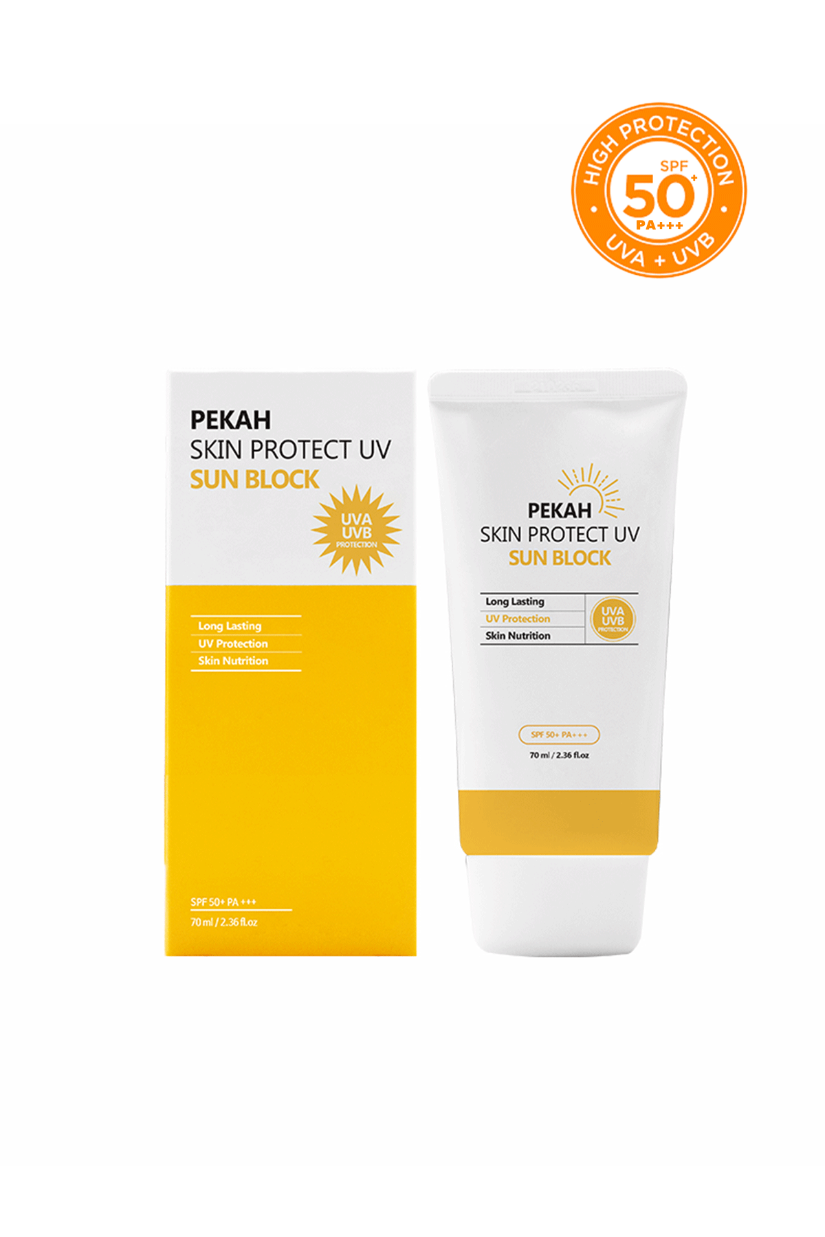 PEKAH Yoğun Nemlendirme Etkili Fiziksel Güneş Koruyucu 70ml Skin Protect UV Sun Block