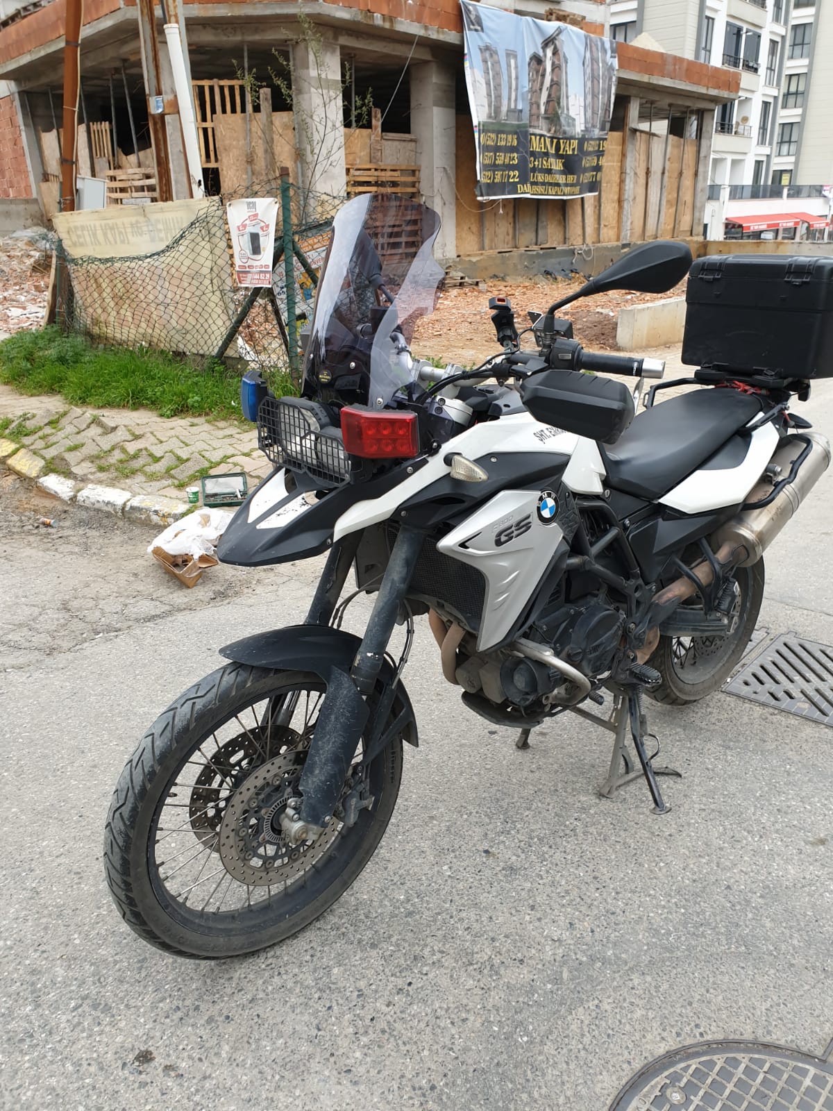 Bmw F650 F750 F850 GS Siperlik Ön Cam 2008-2012 Model 47cm Füme Renkli 4mm
