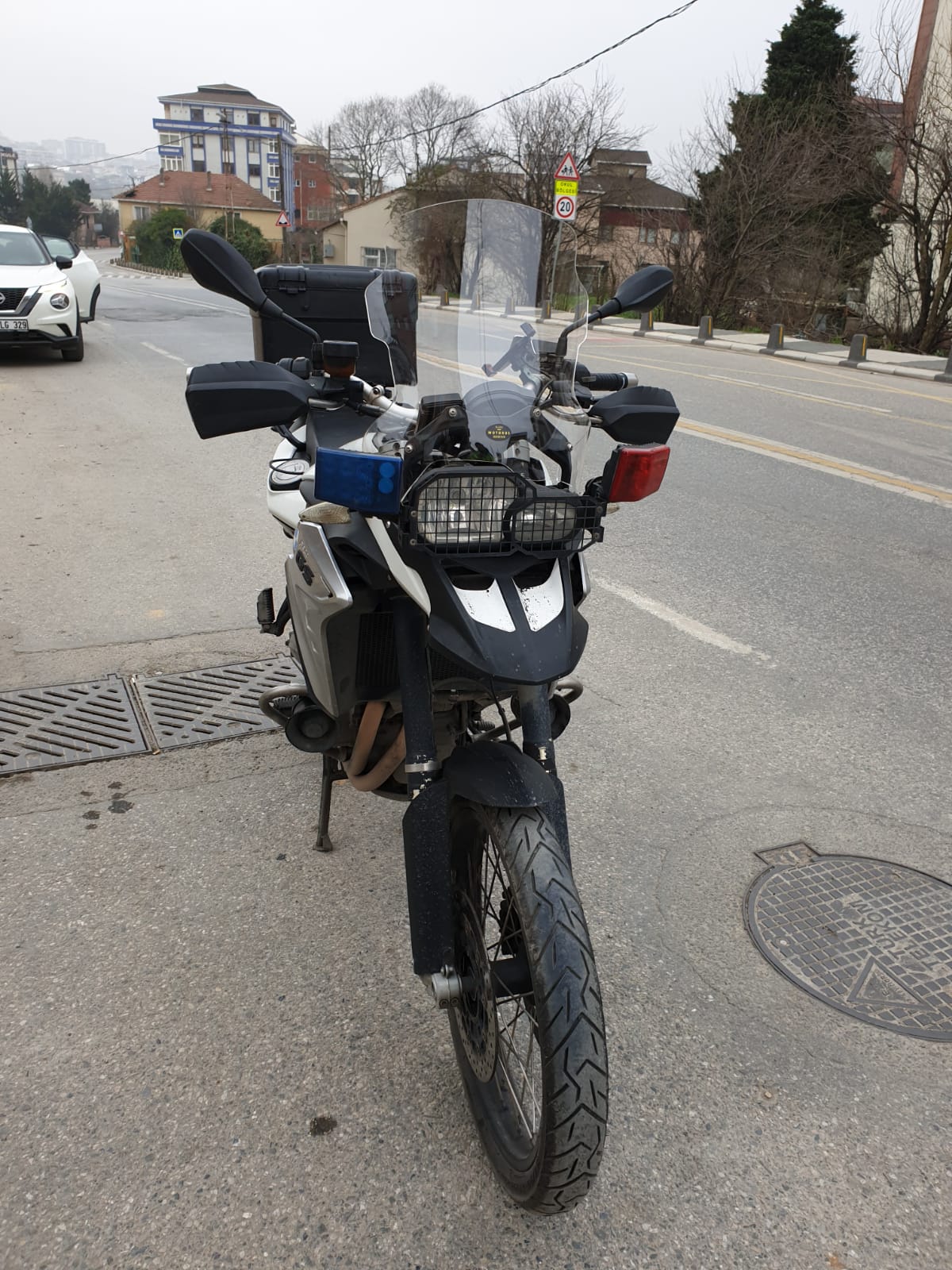 Bmw F650 F750 F850 GS Siperlik Ön Cam 2008-2012 Model 47cm Şeffaf Renkli 4mm