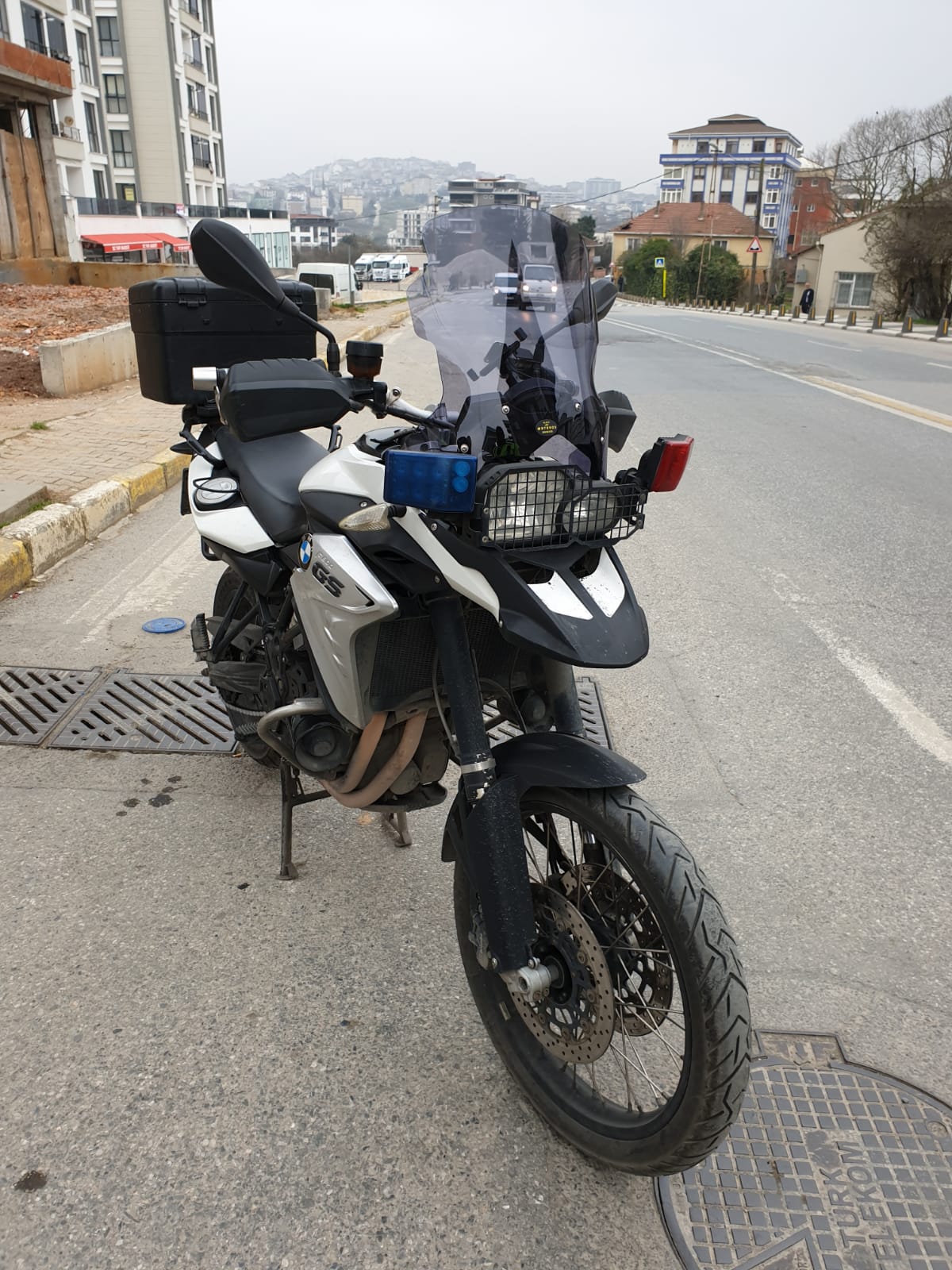 Bmw F650 F750 F850 GS Siperlik Ön Cam 2008-2012 Model 47cm Füme Renkli 4mm