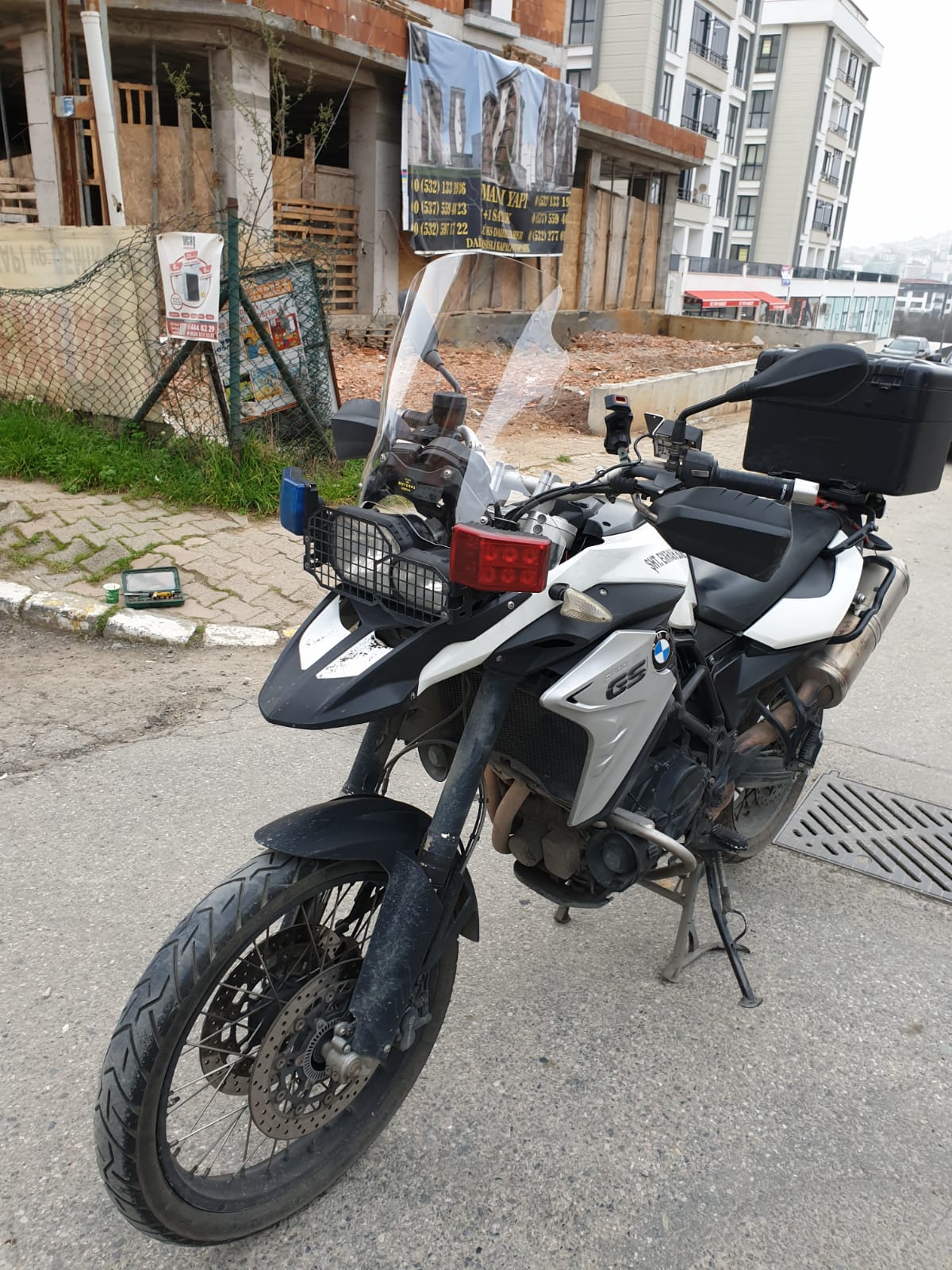 Bmw F650 F750 F850 GS Siperlik Ön Cam 2008-2012 Model 47cm Şeffaf Renkli 4mm