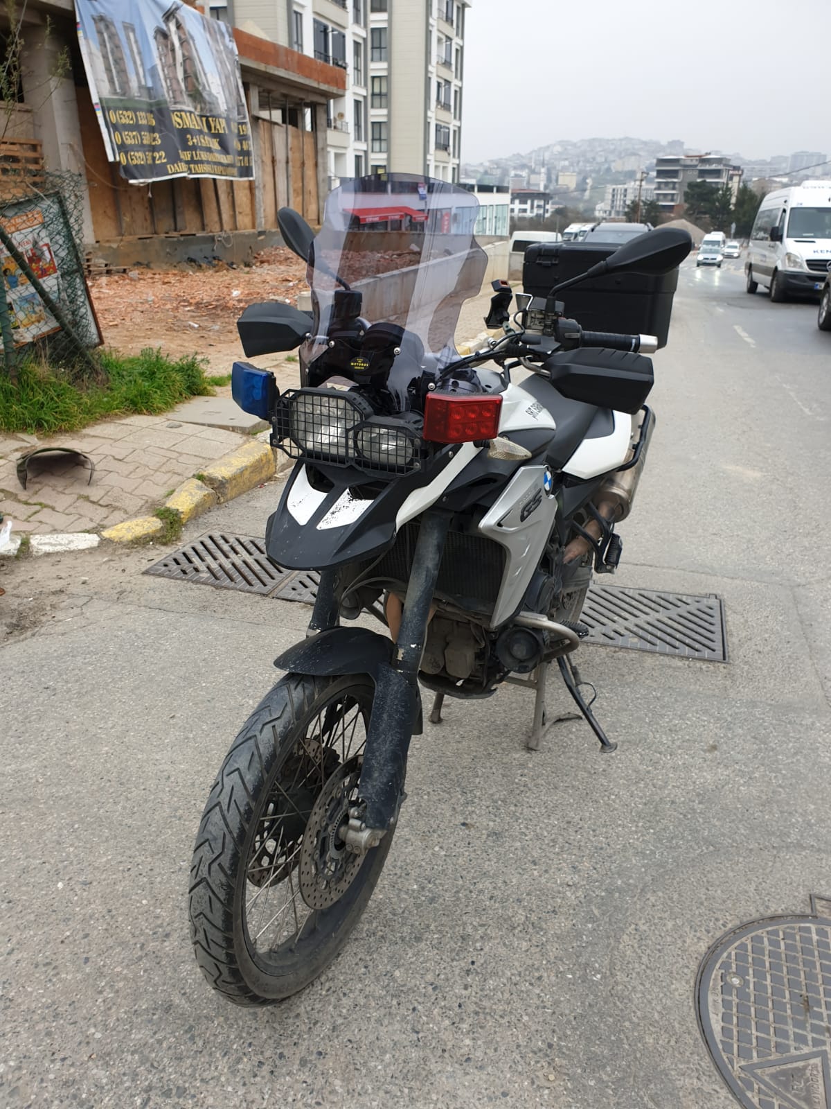 Bmw F650 F750 F850 GS Siperlik Ön Cam 2008-2012 Model 47cm Füme Renkli 4mm