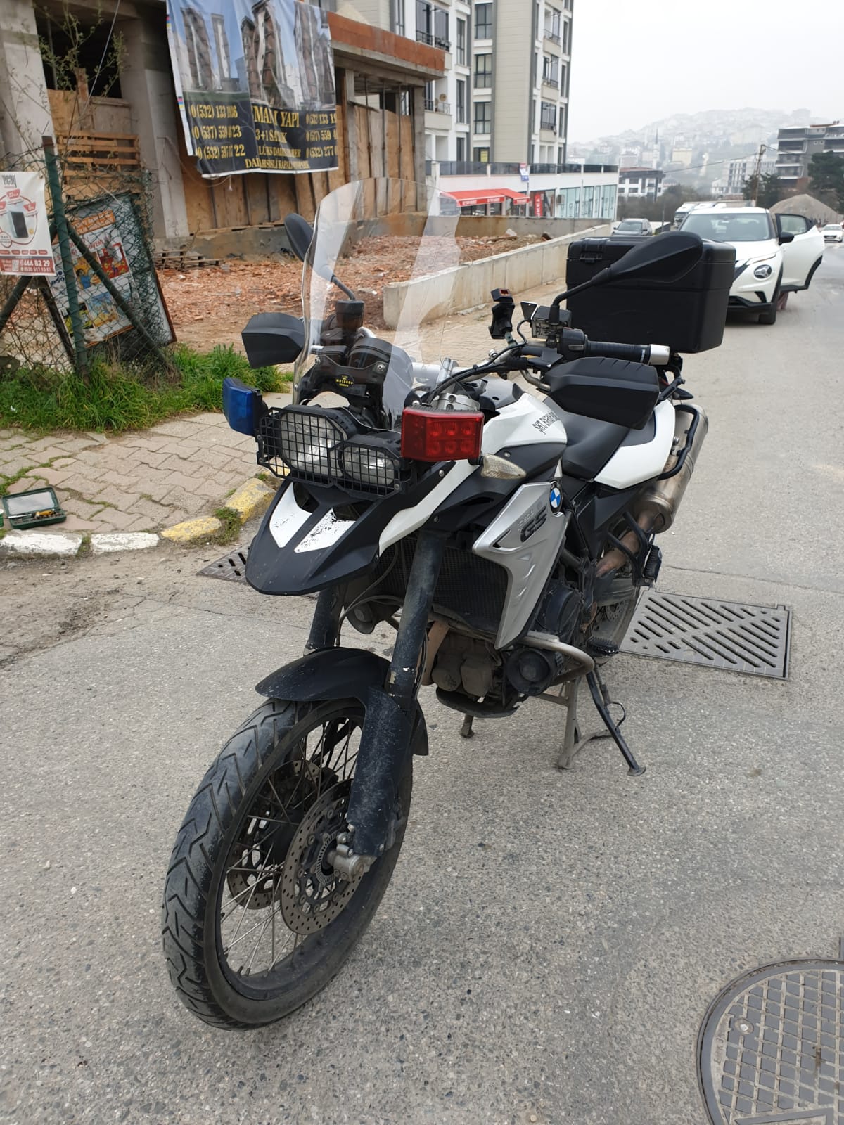 Bmw F650 F750 F850 GS Siperlik Ön Cam 2008-2012 Model 47cm Şeffaf Renkli 4mm