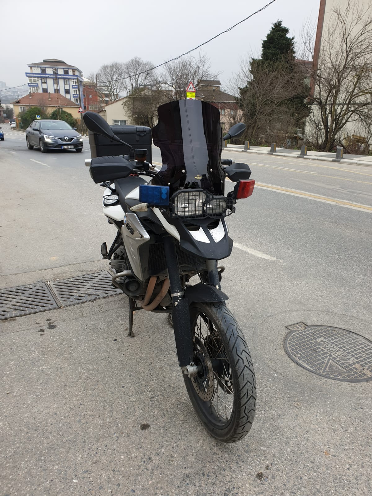 Bmw F650 F750 F850 GS Siperlik Ön Cam 2008-2012 Model 47cm Siyah Renkli 4mm